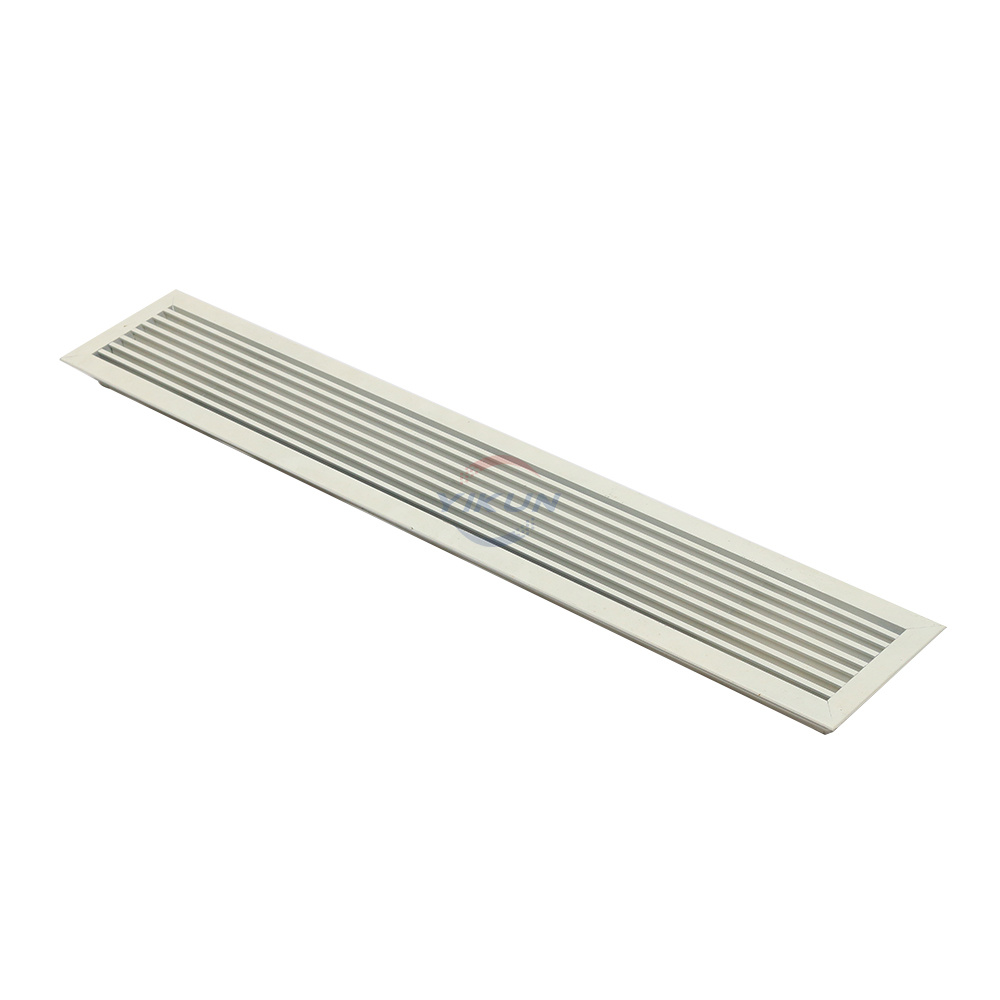 Aluminum linear grille air outlet